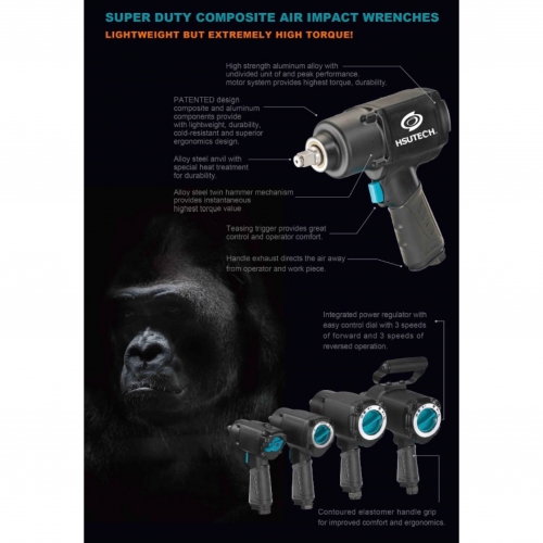 SUPER DUTY COMPOSITE AIR IMPACT WRENCHES